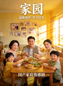 国产剧《家园》温馨家庭剧海报