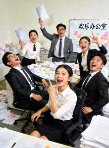喜剧短剧《欢乐办公室》搞笑剧照